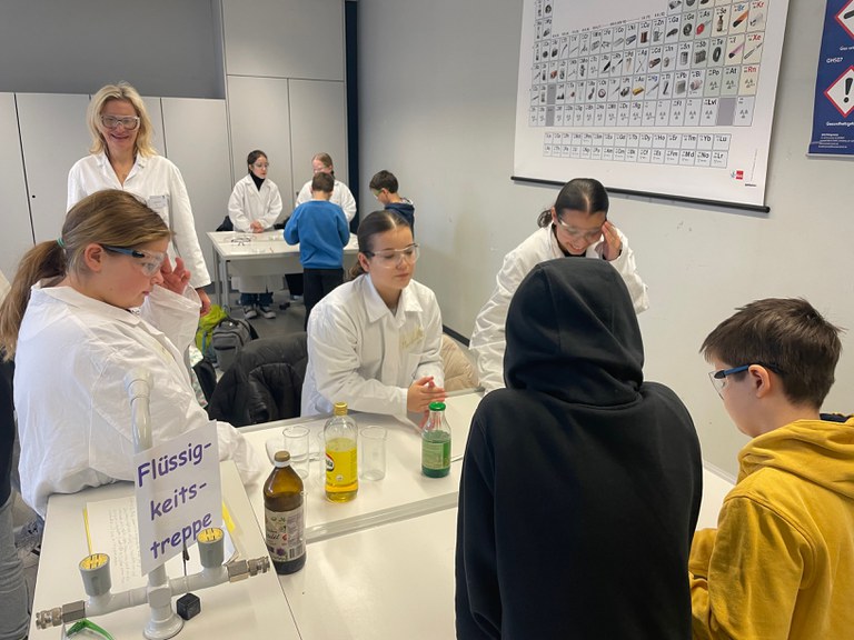 Frau Zuhric unterstützt durch tatkräftige HelferInnen hatte ein spannendes Mitmach- und Experimentier-Projekt für die Gäste vorbereitet (1).png Frau Zuhric unterstützt durch tatkräftige HelferInnen hatte ein spannendes Mitmach- und Experimentier-Projekt für die Gäste vorbereitet (1).png